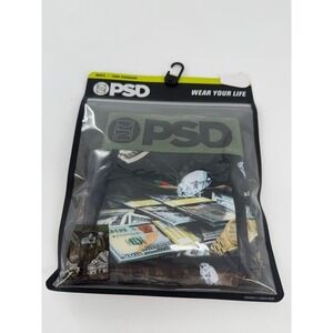 PSD Men's Catch A Bag Boxer Briefs Size Medium M NIB Core Standard